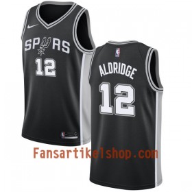NBA San Antonio Spurs Trikot LaMarcus Aldridge 12 Nike 2017-18 Schwarz Swingman - Herren